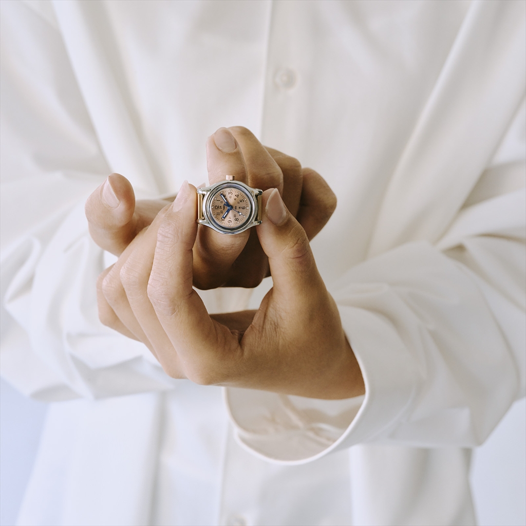 [タイメックス]Ring Watch Camper Tri color（ゴールド）