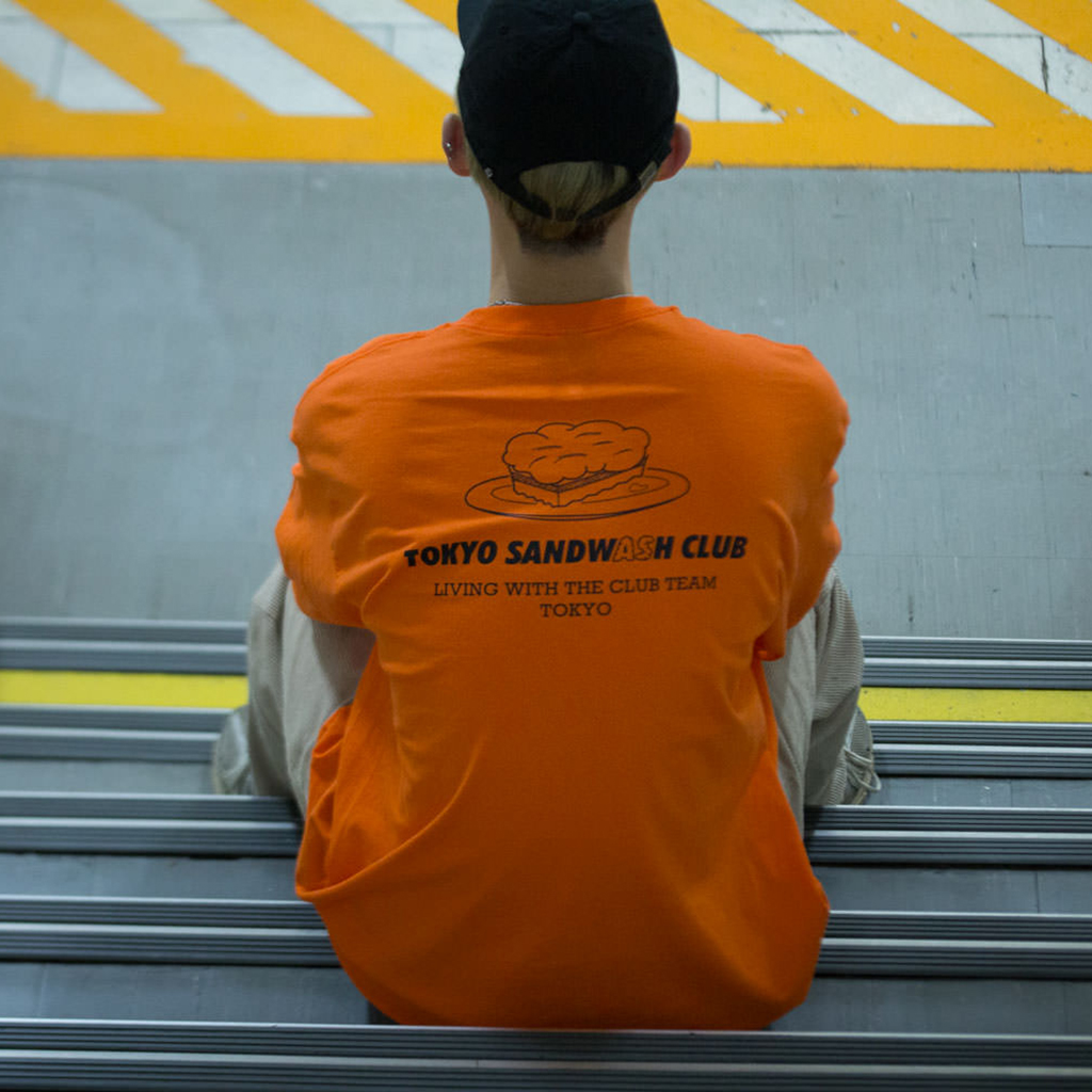 [トウキョウ サンドウィッチ クラブ]TOKYO SANDWICH CLUB × TOKYO WASH CLUB L/S TEE