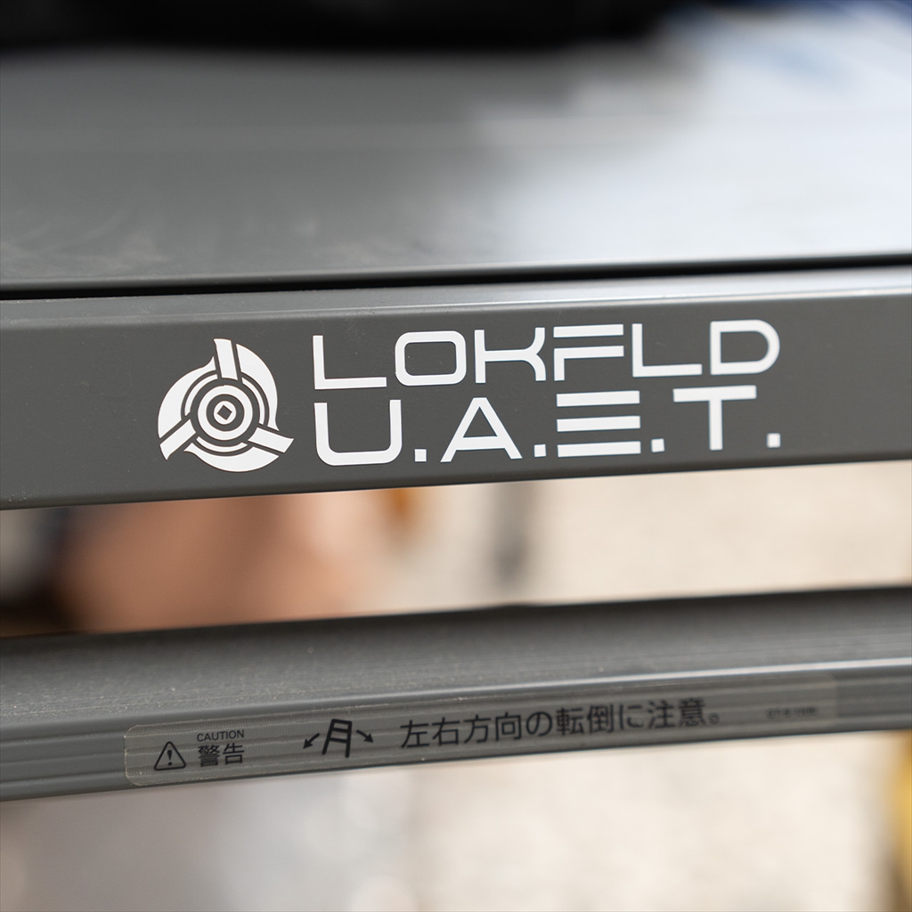 [ロックフィールドユーエーイーテー]U.A.E.T. CUTOUT LOGO STICKER