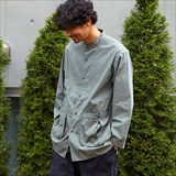 [ユニフォーム アウトドア スタンダード]COTTON NYLON TYPEWRITER 9/10 STAND COLLAR SHIRT