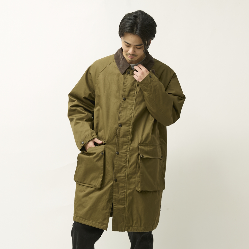 [ユニフォーム アウトドア スタンダード]VENTILE GABA BAL COLLAR FIELD PADDED COAT