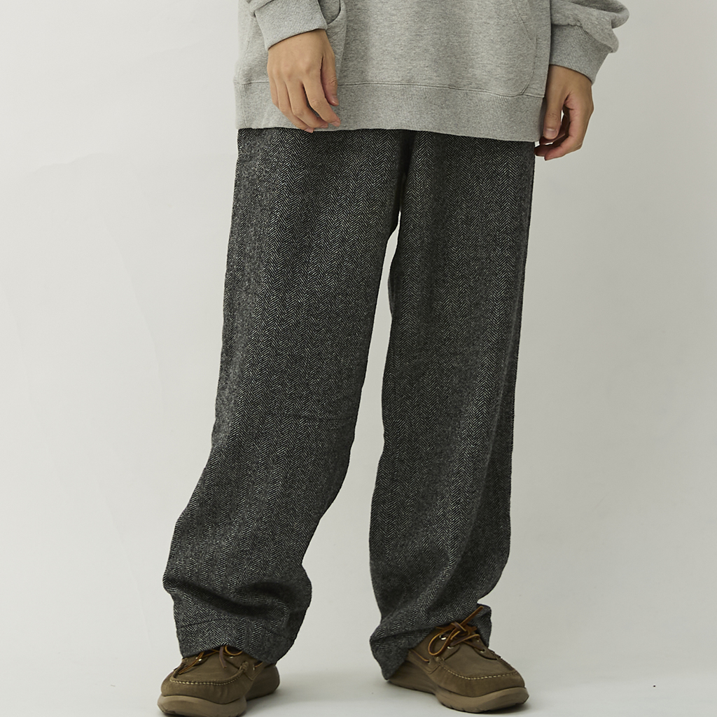 [ユニフォーム アウトドア スタンダード]BRITISH VINTAGE TWEED WIDE PANTS