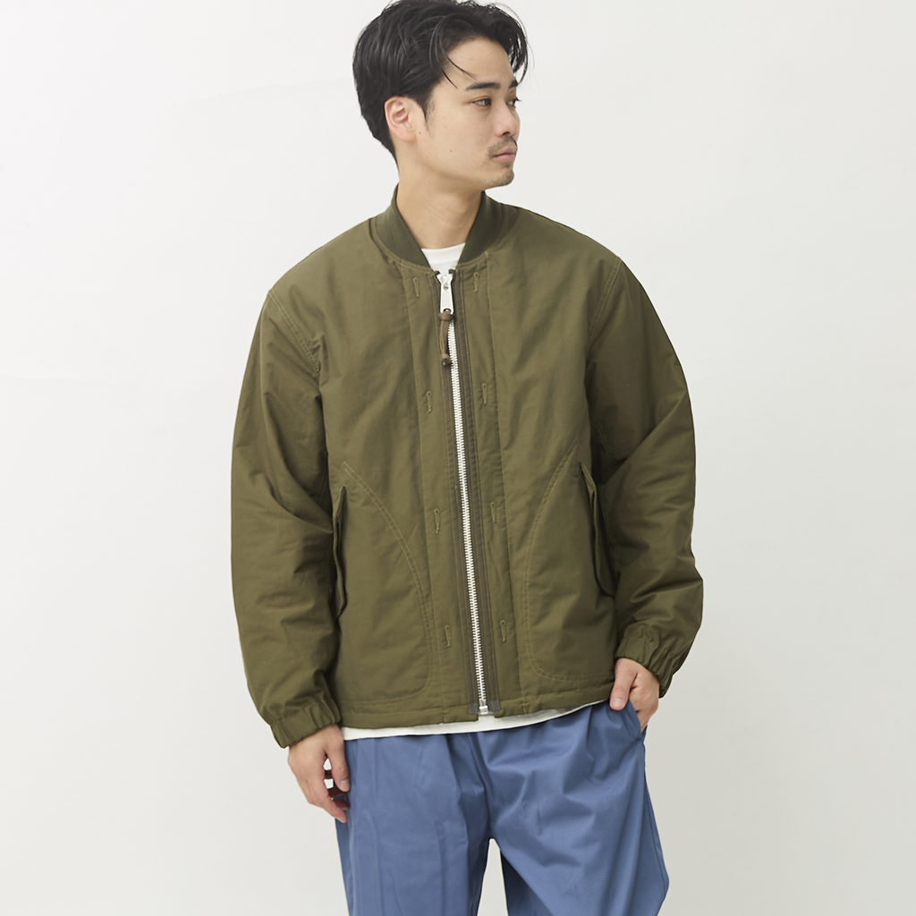 [ユニフォーム アウトドア スタンダード]COTTON-POLYESTER REVERSIBLE FLIGHT JACKET