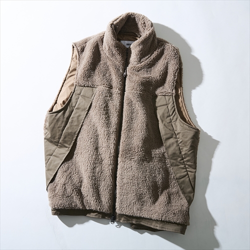 ユニフォーム アウトドア スタンダード | COZY BOA FLEECE ZIP-UP VEST