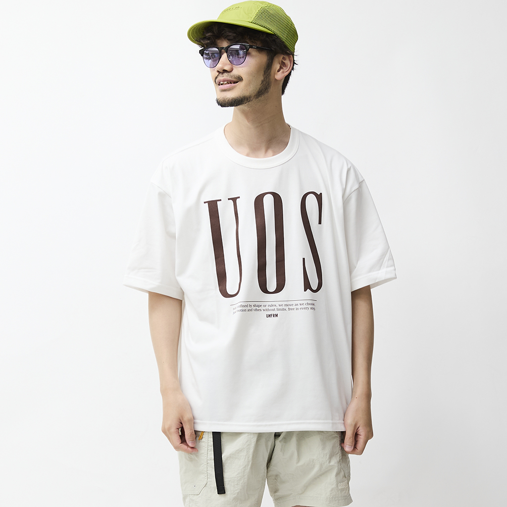 [ユニフォーム アウトドア スタンダード]AEROKNOT® HEAVYWEIGHT“UOS”BOX T-SHIRT