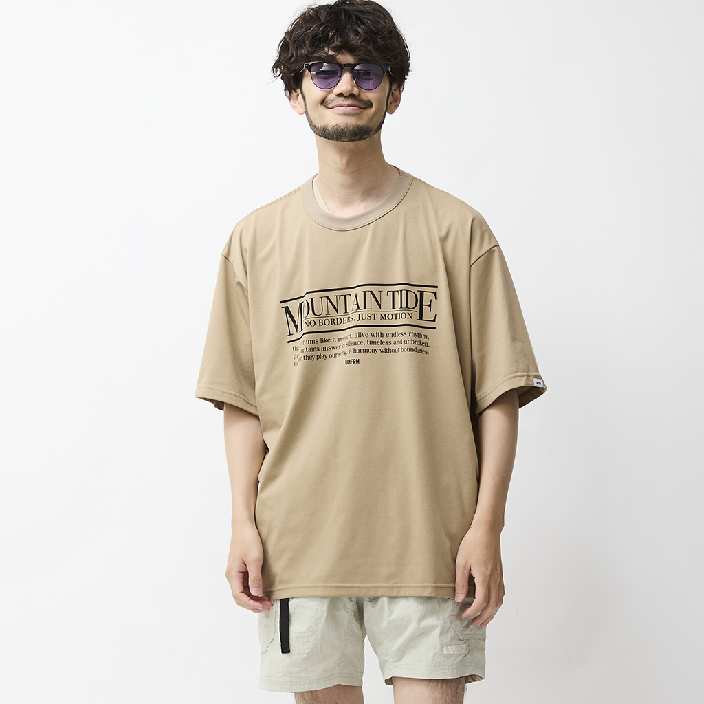 [ユニフォーム アウトドア スタンダード]AEROKNOT® HEAVYWEIGHT“MOUNTAIN TIDE”BOX T-SHIRT