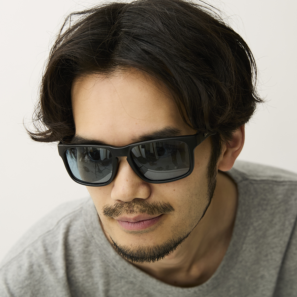 [ダンシェイディーズ]ALL TERRAIN JP Black Matte×Navy Blue Polarized