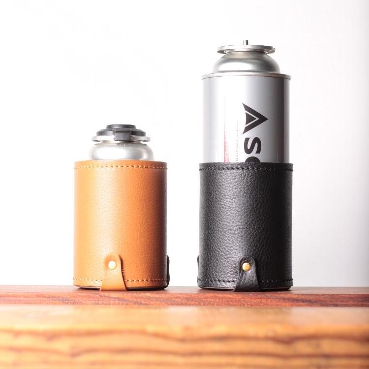 [ホワットウィルビーウィルビー]底パーツ付オイルレザーショートCBガス缶カバー