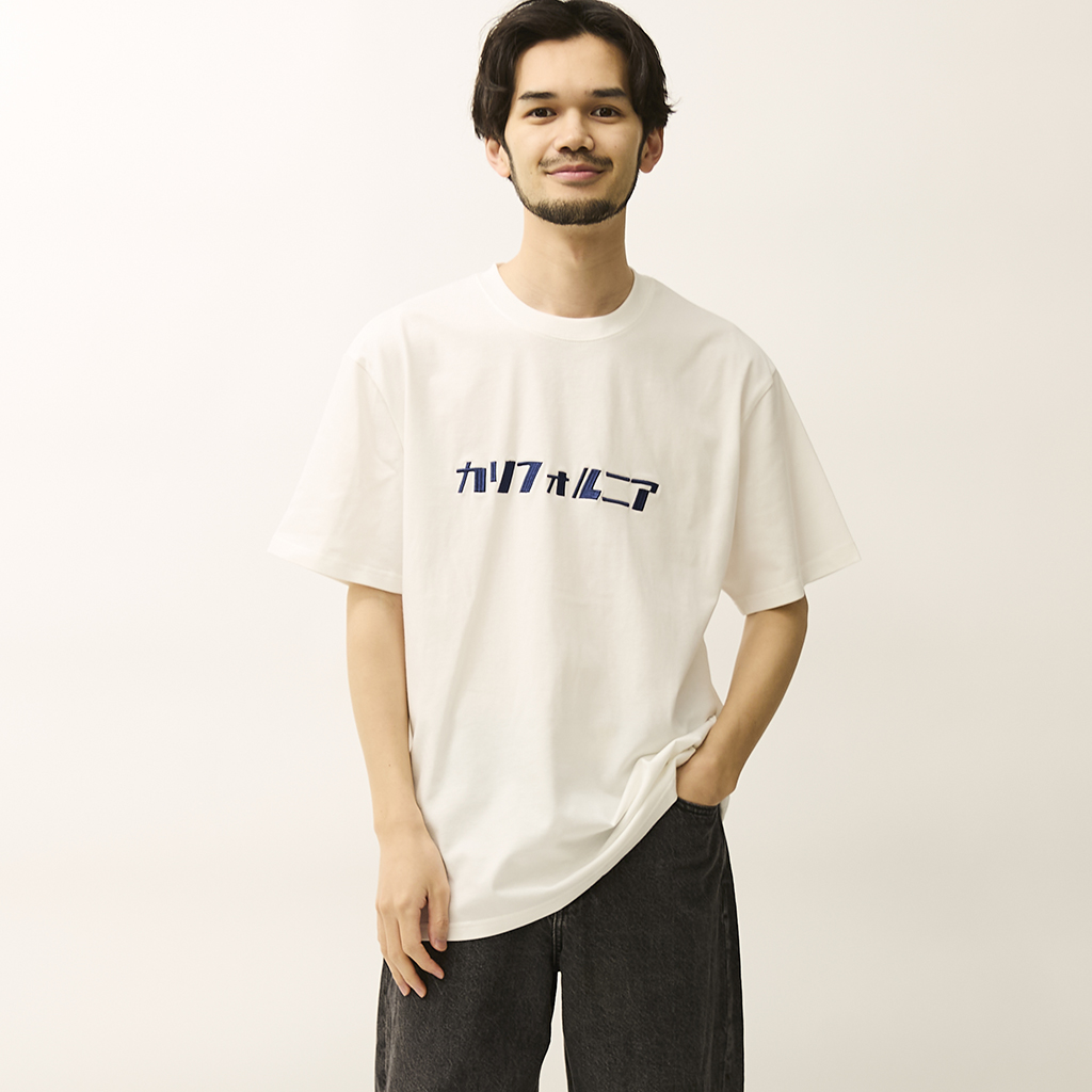 [ウィルダネスエクスペリエンス]カリフォルニア ロゴ TEE