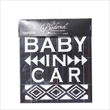 [ザ ワンダレック]Baby in Car Sticker（ダイカット ステッカー）⑫ NATIVE