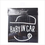 [ザ ワンダレック]Baby in Car Sticker（ダイカット ステッカー）⑦ SMILE