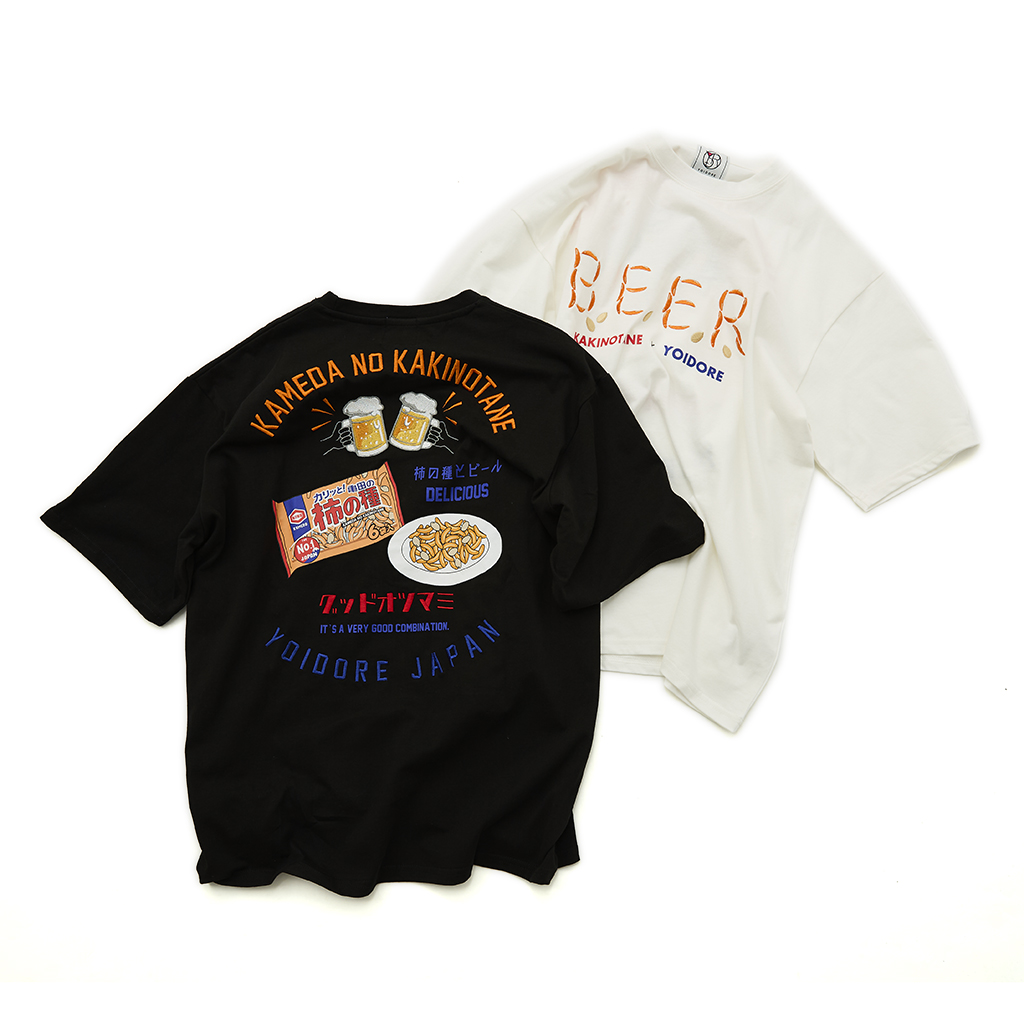 [ヨイドレ]柿の種コラボ TEE