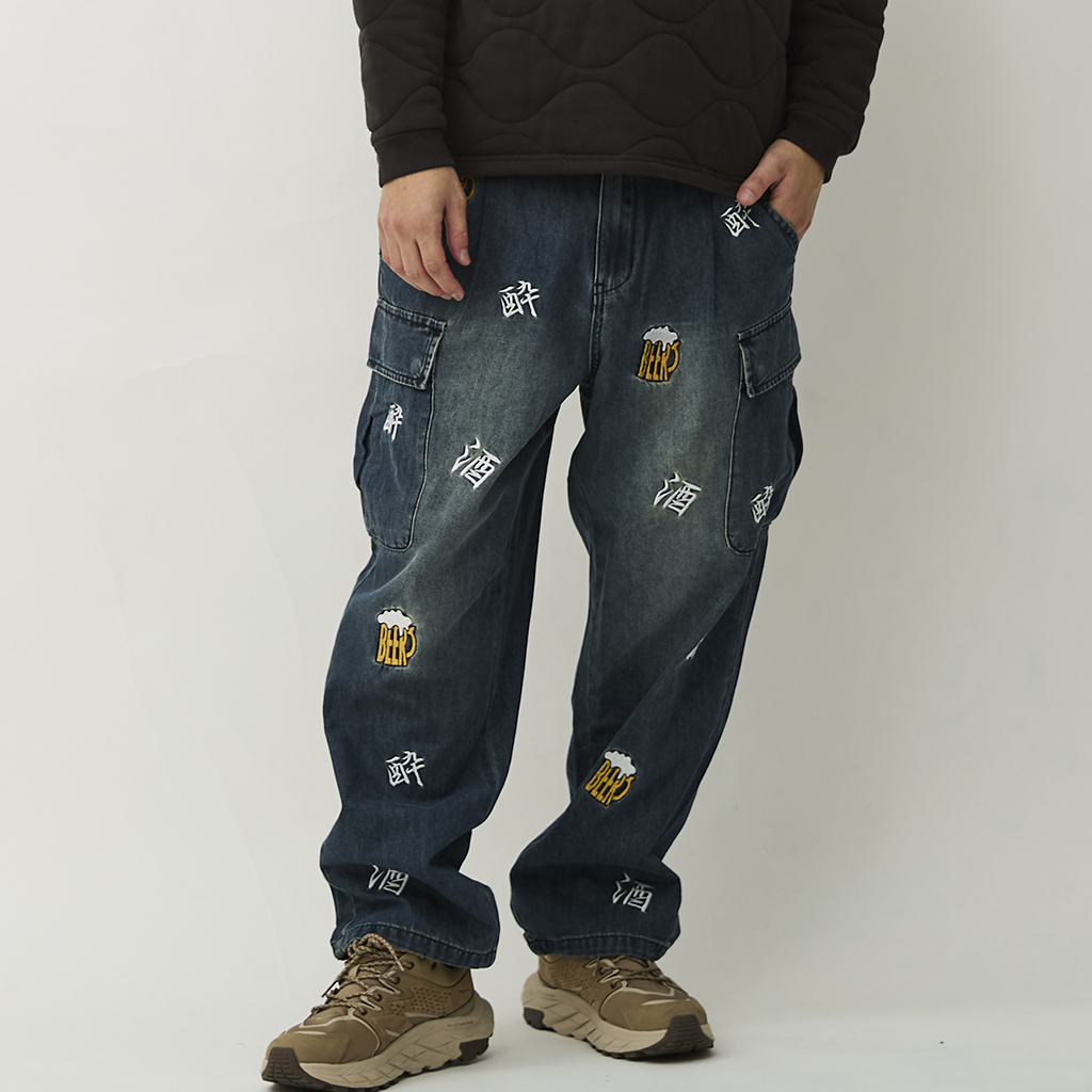 [ヨイドレ]酒好き カーゴパンツ