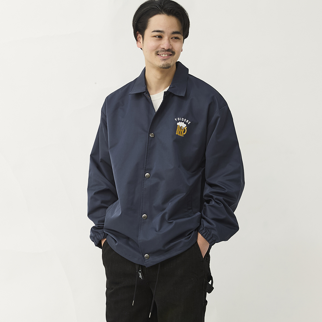 [ヨイドレ]ビール好き コーチジャケット