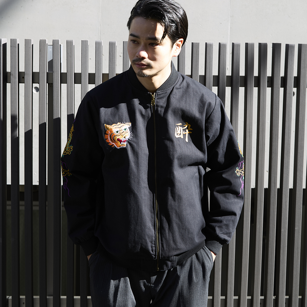 [ヨイドレ]JAPANスーベニア リバーシブルブルゾン