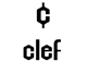 clef